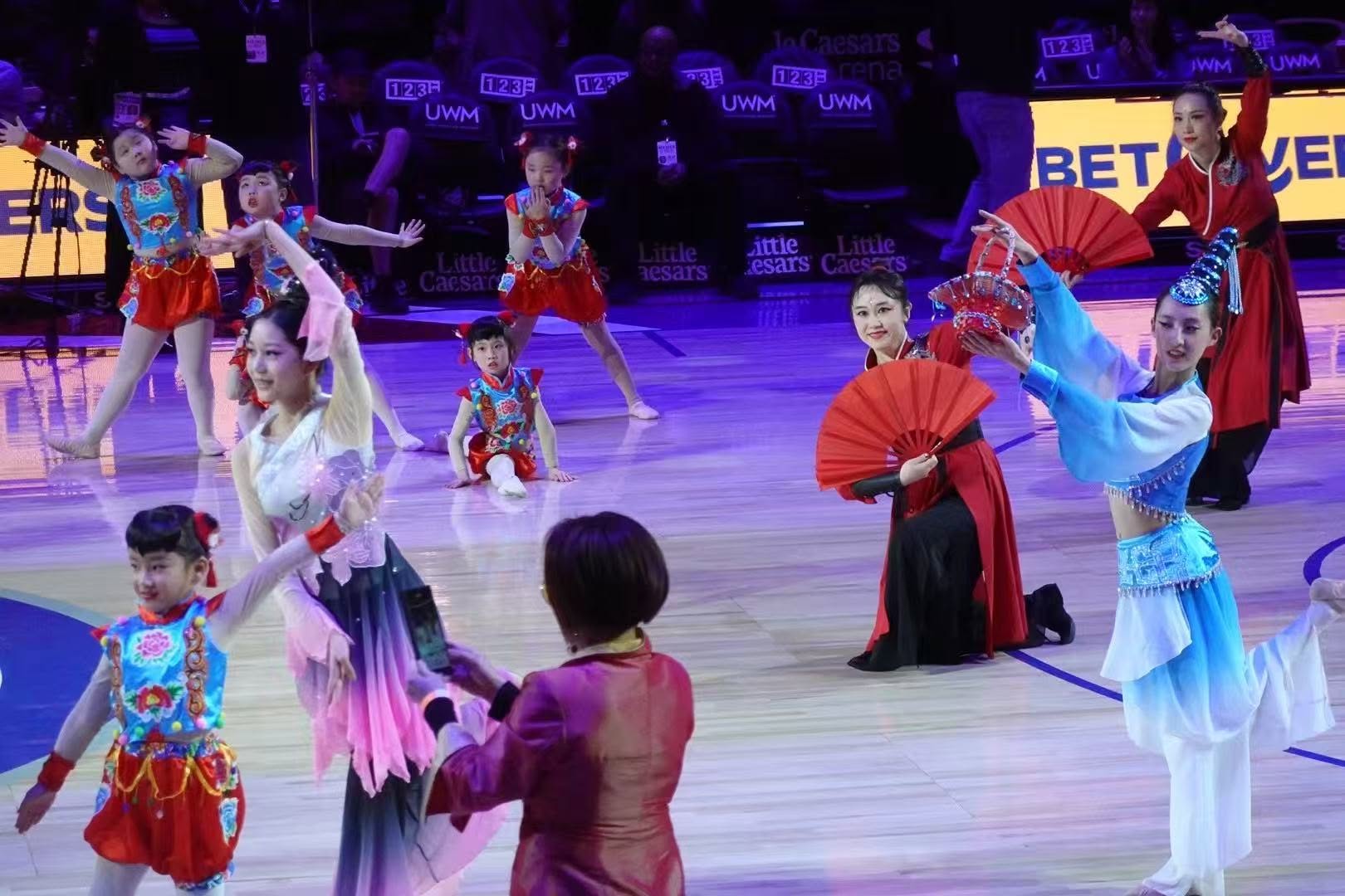 2025 H&L Dance Detroit Pistons Lunar New Year performance