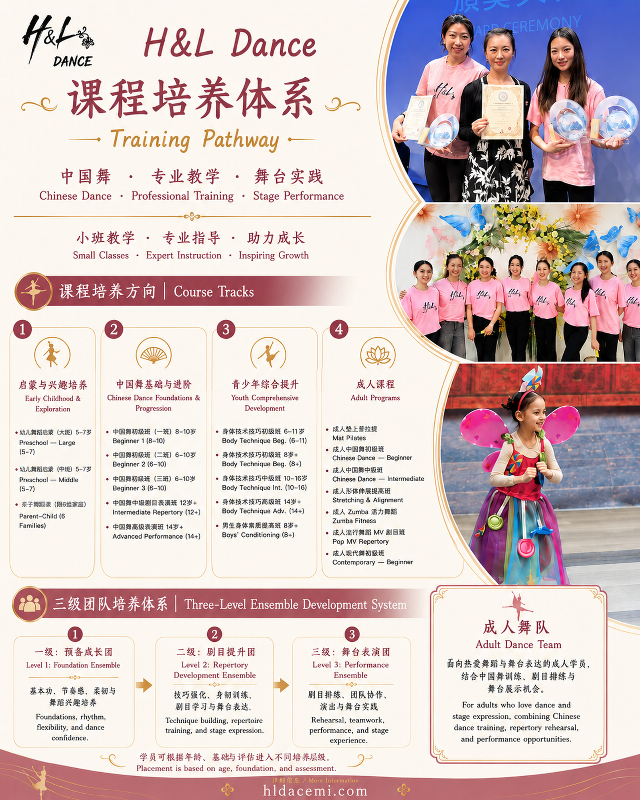 H&L Dance Training Pathway